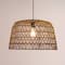 Hello Honey® 19.5" Boho Open Weave Metal and Paper Rope Ceiling Light